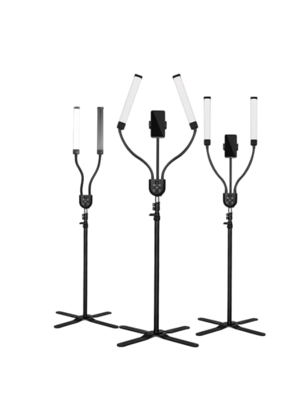 Remote control standing lamp daylight led floor lamp with bracket keep phone led floor lamp for studio