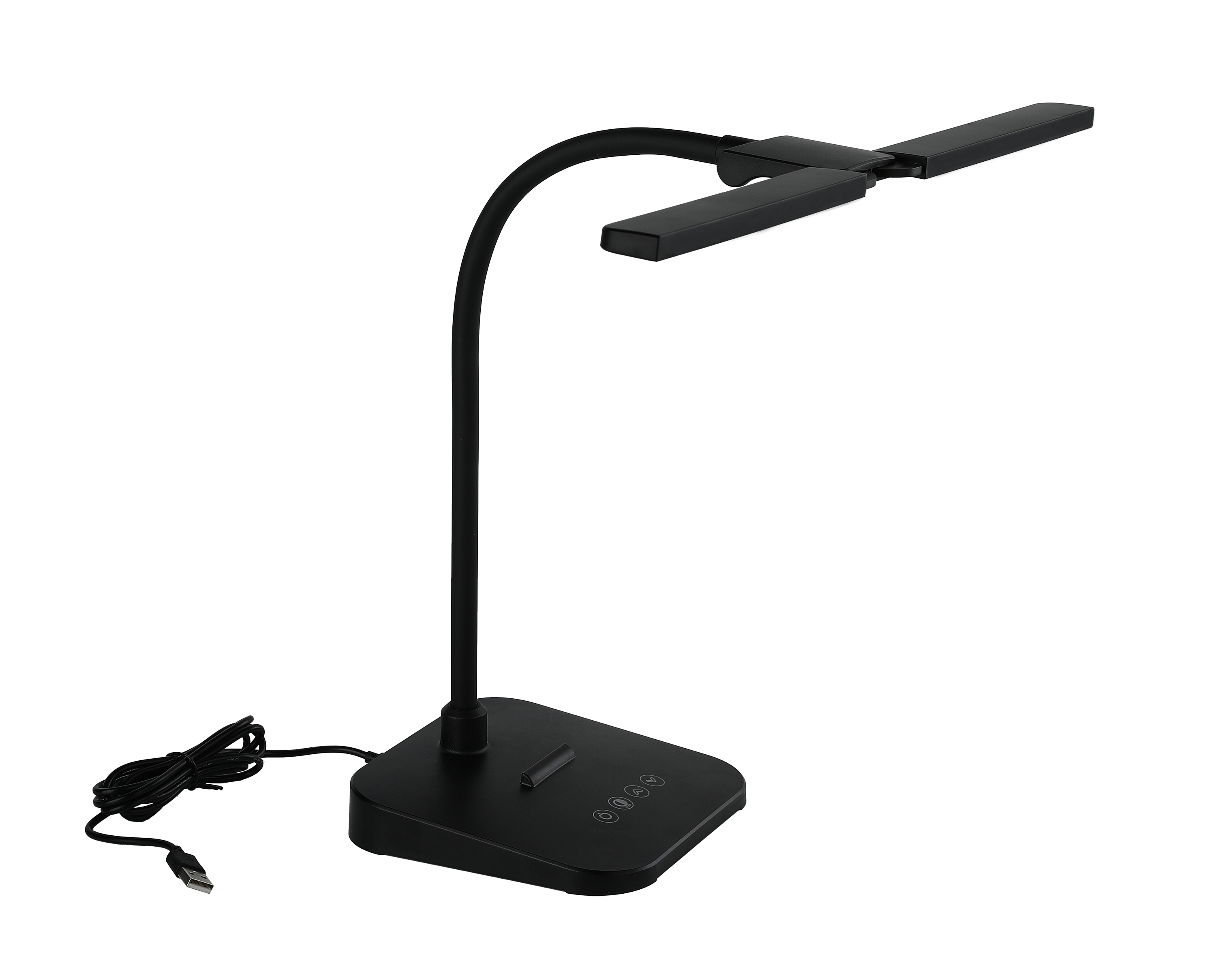 Multi-function flexible arm lamp chargeable charging foldable led study lamp led rechargeable desk lamp